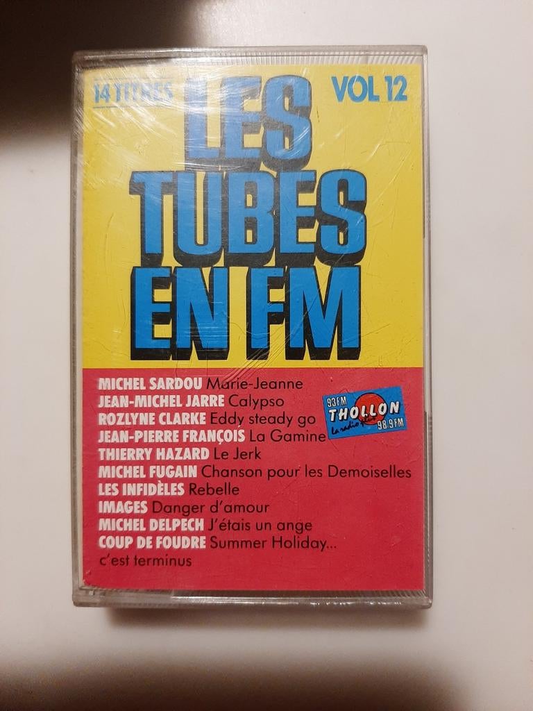 K7 audio- les tubes en fm, Enlèvement ou Envoi, Utilisé