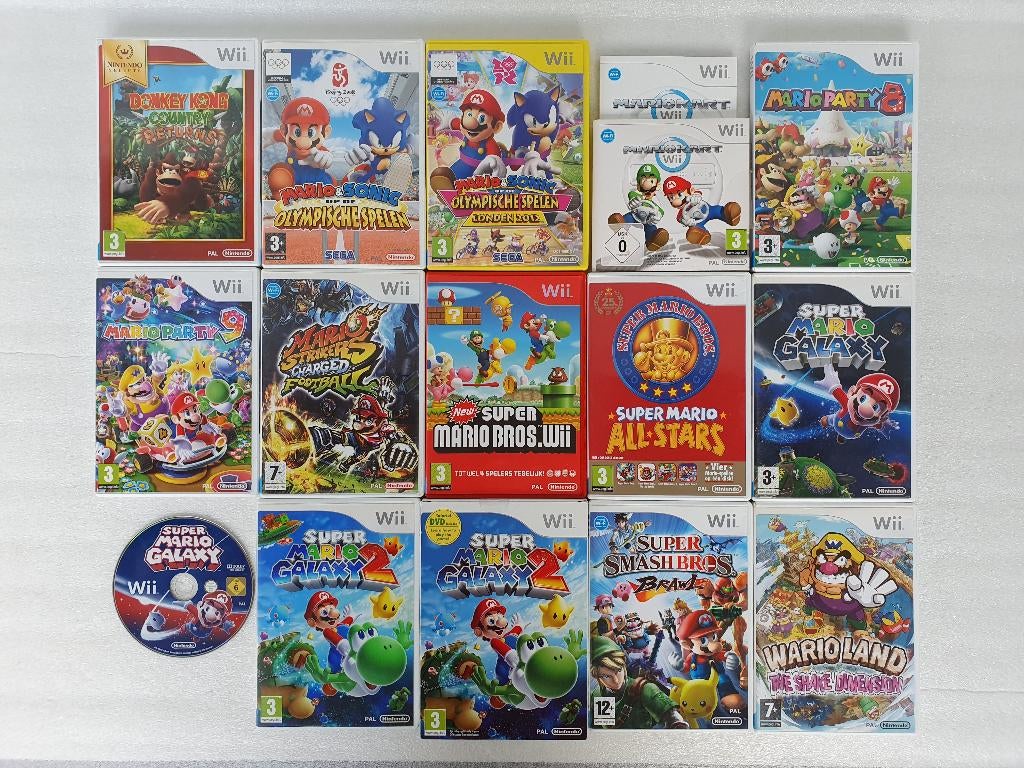 Nintendo Wii Mario Games, Enlèvement ou Envoi, Utilisé