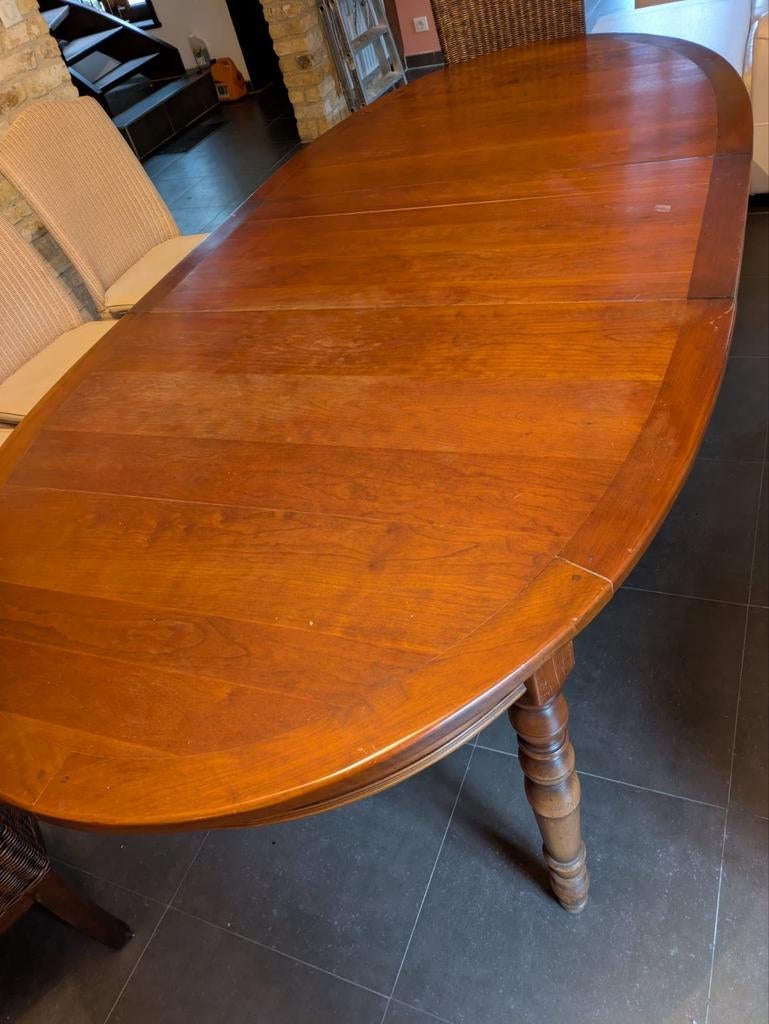 Tafel met verlengstuk 1m80 tot 2m30, Ophalen