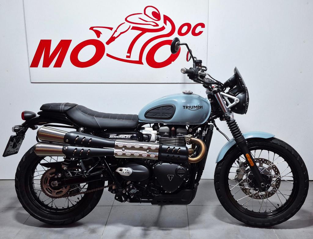 TRIUMPH SCRAMBLER 900 ***MOTODOC.BE***, Motoren, Motoren | Triumph, 2 cilinders, Motorrijbewijs A, Bedrijf, 900 cc