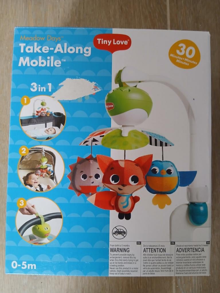 Langspelende muziekmobiel, Kinderen en Baby's, Speelgoed | Babyspeelgoed, Ophalen, Mobiel