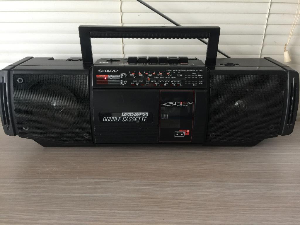 Sharp WQ-T222 dubbele cassette radio recorder, Ophalen, Radio