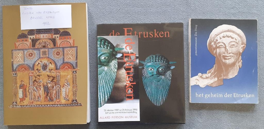Kunstboeken 9 : Etrusken en Byzantium, Ophalen of Verzenden, Zo goed als nieuw, Overige onderwerpen