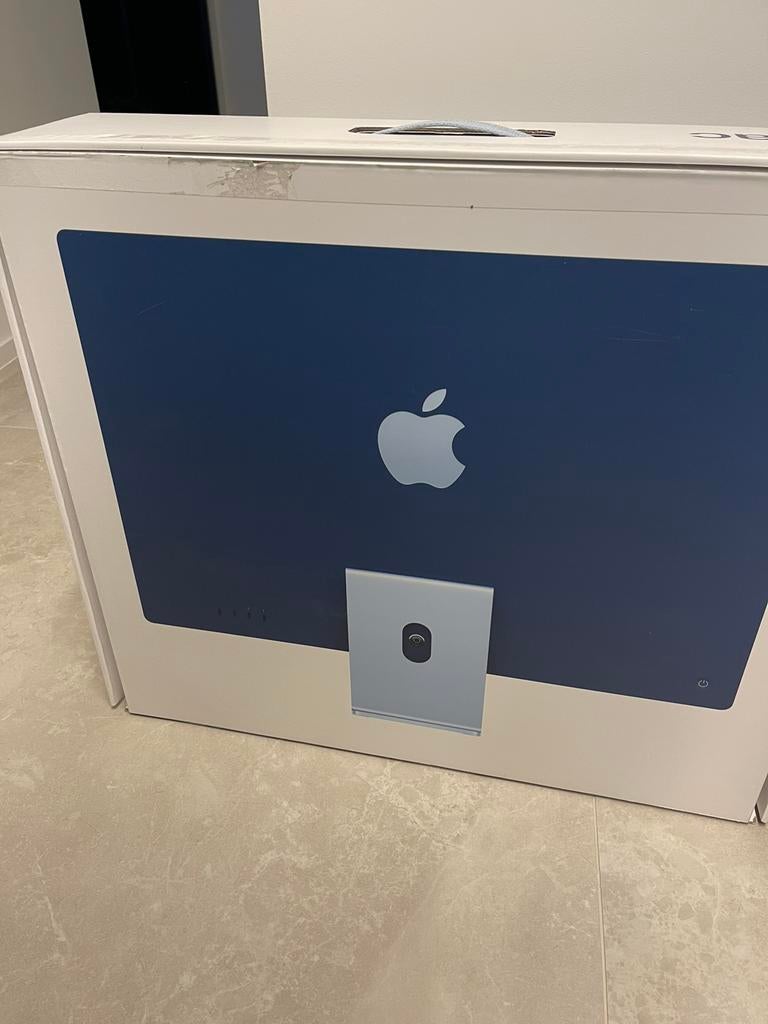 Apple Imac M1 512GB blue (MGPL3F), Informatique & Logiciels, Apple Desktops, Enlèvement, Neuf, IMac