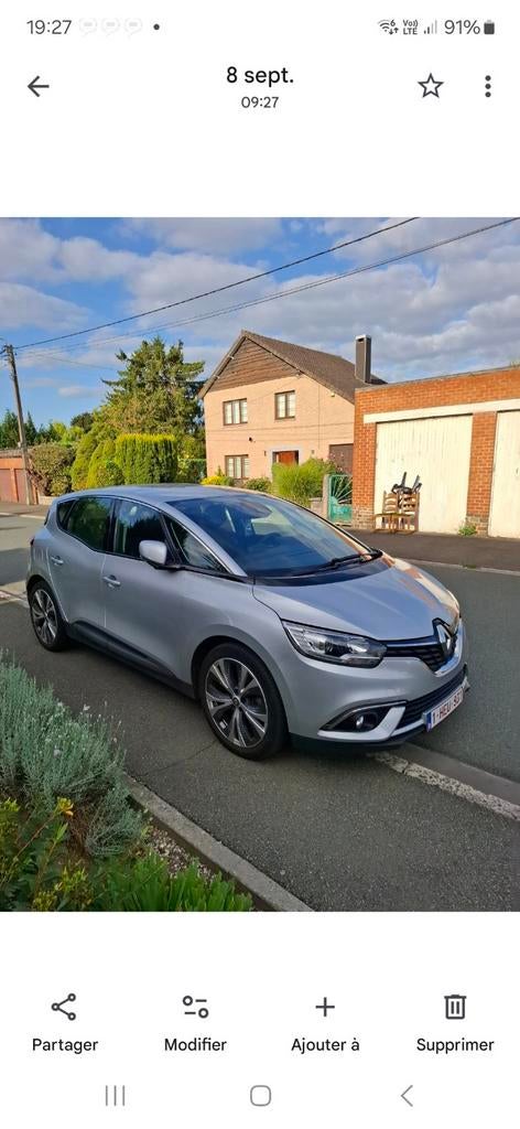 Renault scenic 1.5DCI année 2018 prix légèrement négociable, Autos, Renault, Particulier, Grand Scenic, Diesel, Euro 6, Berline