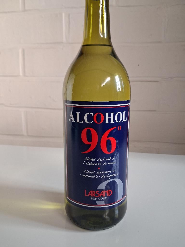 1 fles ALCOHOL, 1 liter, 96 graden (3 flessen te koop), Ophalen of Verzenden, Nieuw, Overige typen, Vol