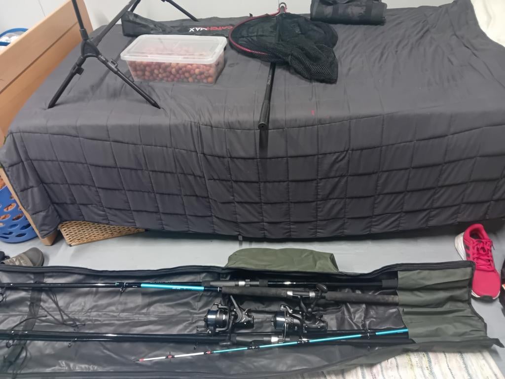 Vis set karper, Dieren en Toebehoren, Ophalen of Verzenden, Zo goed als nieuw