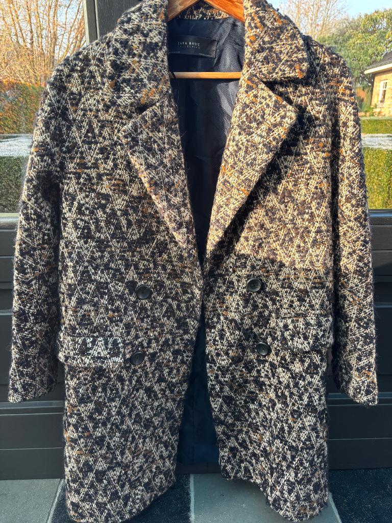 Warme jas Zara maat S, Kleding | Dames, Jassen | Winter, Ophalen of Verzenden, Zo goed als nieuw, Maat 36 (S)