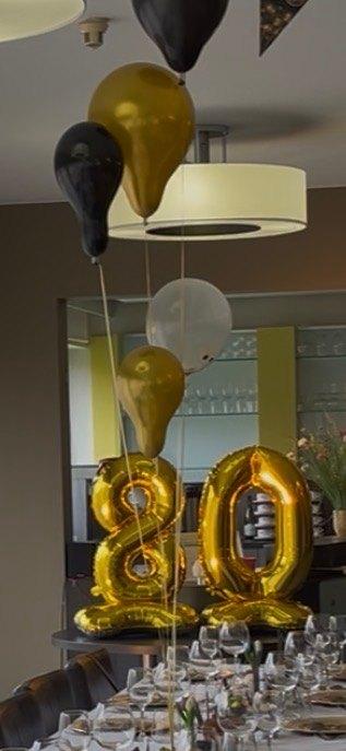 Versiering voor 80 ste verjaardag / GRATIS af te halen, Enlèvement, Comme neuf, Décoration