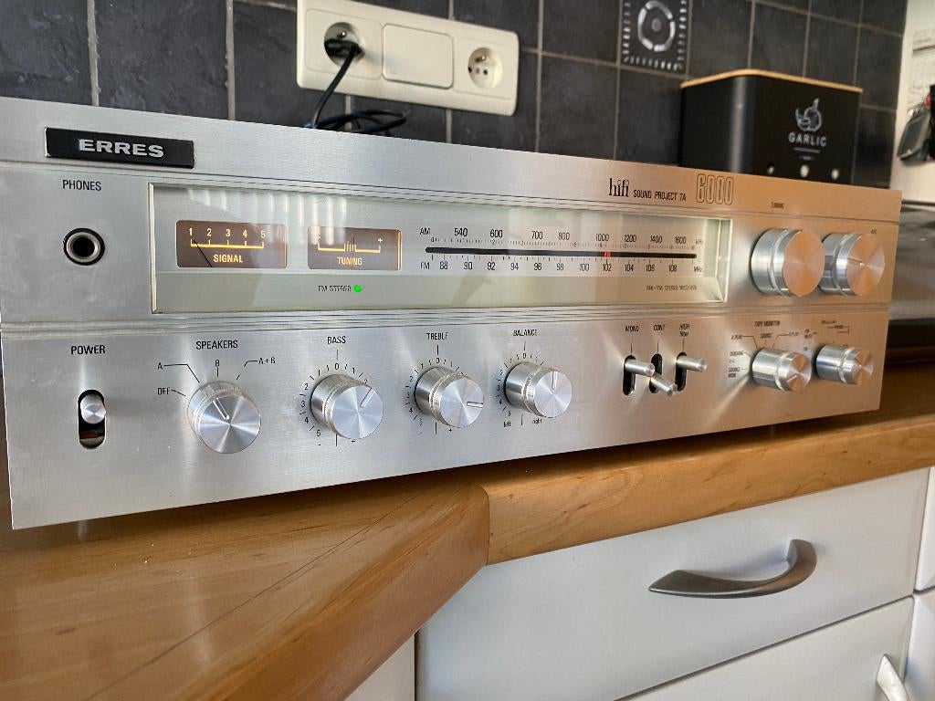 Erres (Philips) Hifi Sound Project TA 6000, Autres marques, Moins de 60 watts, Enlèvement ou Envoi, Stéréo