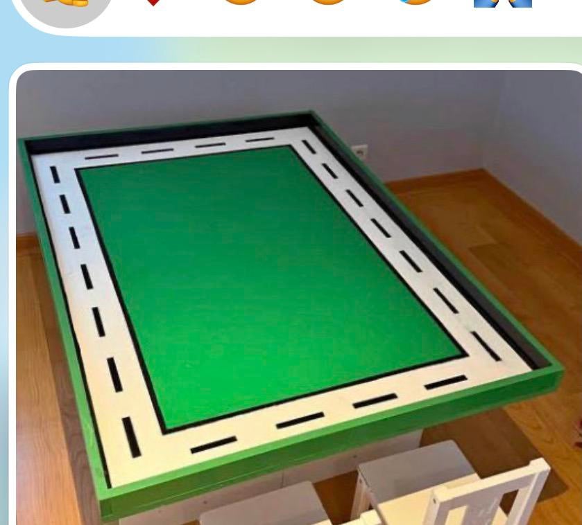 Table de jeux personnalisée, Enfants & Bébés, Enlèvement, Utilisé