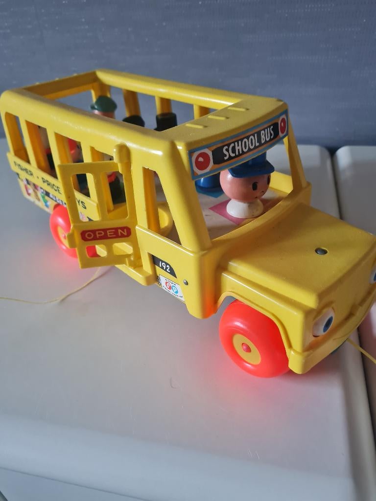 Vintage Fisher-Price schoolbus, Ophalen