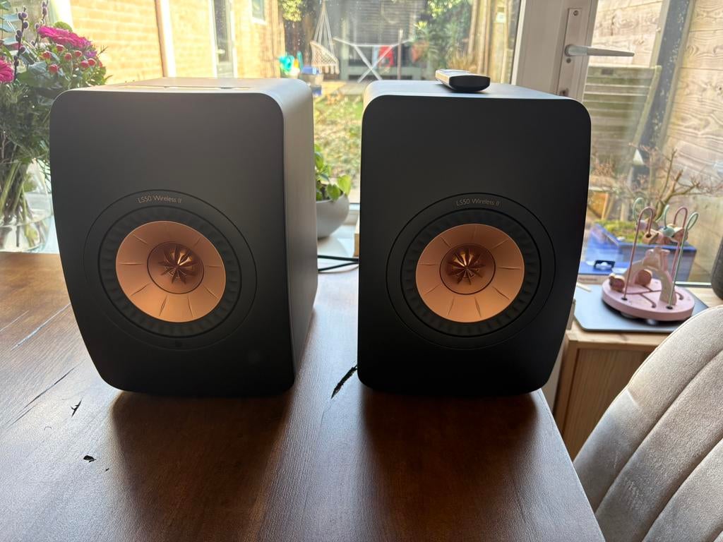 Kef ls50 Wireless II, TV, Hi-fi & Vidéo, Autres marques, Enlèvement ou Envoi, Comme neuf, Haut-parleurs Frontaux, Arrière ou Stéréo