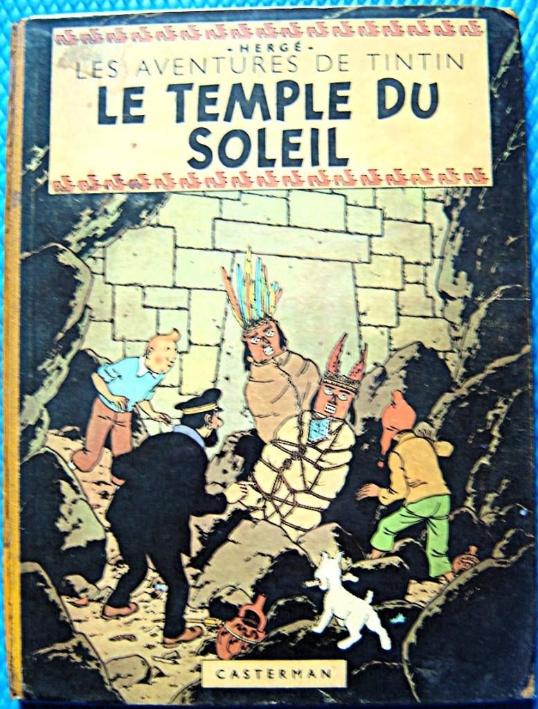TINTIN "Le Temple du Soleil" - EO, Boeken, Stripverhalen, Gelezen, Eén stripboek, Ophalen of Verzenden