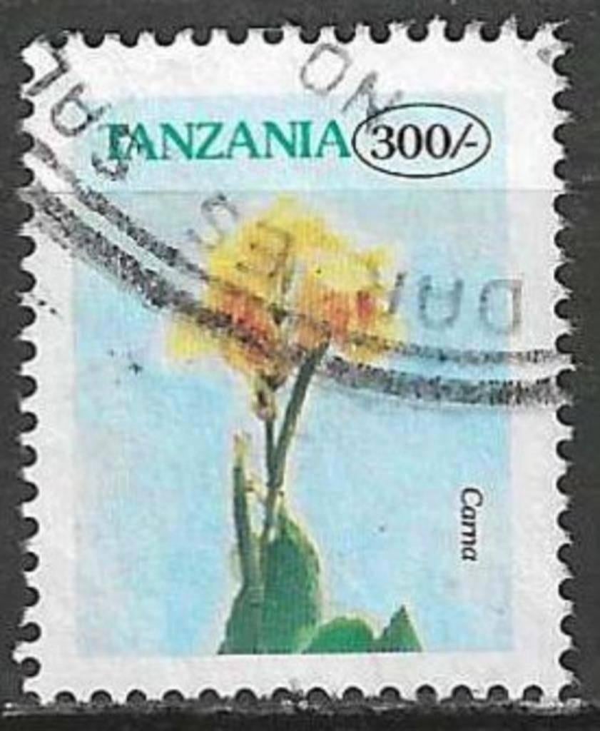 Tanzanie 1997 - Yvert 2144 - Canna ou Bloemriet (ST), Envoi, Tanzanie, Affranchi