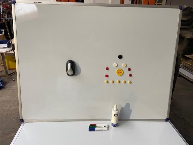 DIVERS TABLEAUX BLANCS ÉMAILLÉS, Enlèvement, Utilisé, Tableau magnétique