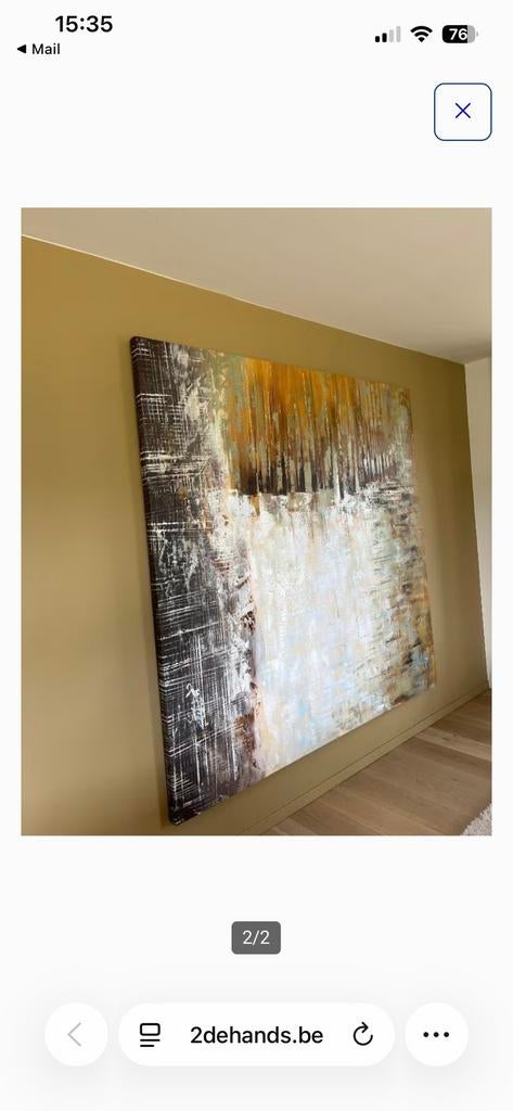 FLAMANT olieverfschilderij, Antiquités & Art, Enlèvement