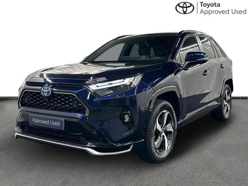 Toyota RAV-4 Premium Plus AWD PHEV, Auto's, Toyota, Automaat, 2487 cc, Blauw, 184 pk