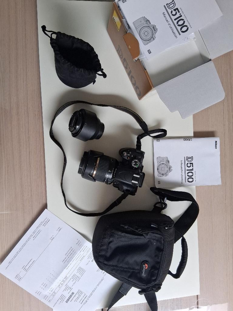 Nikon D5100 (14867 clicks) +Tamron 18-270mm lens +extra lens, Ophalen, Zo goed als nieuw, Spiegelreflex, Nikon