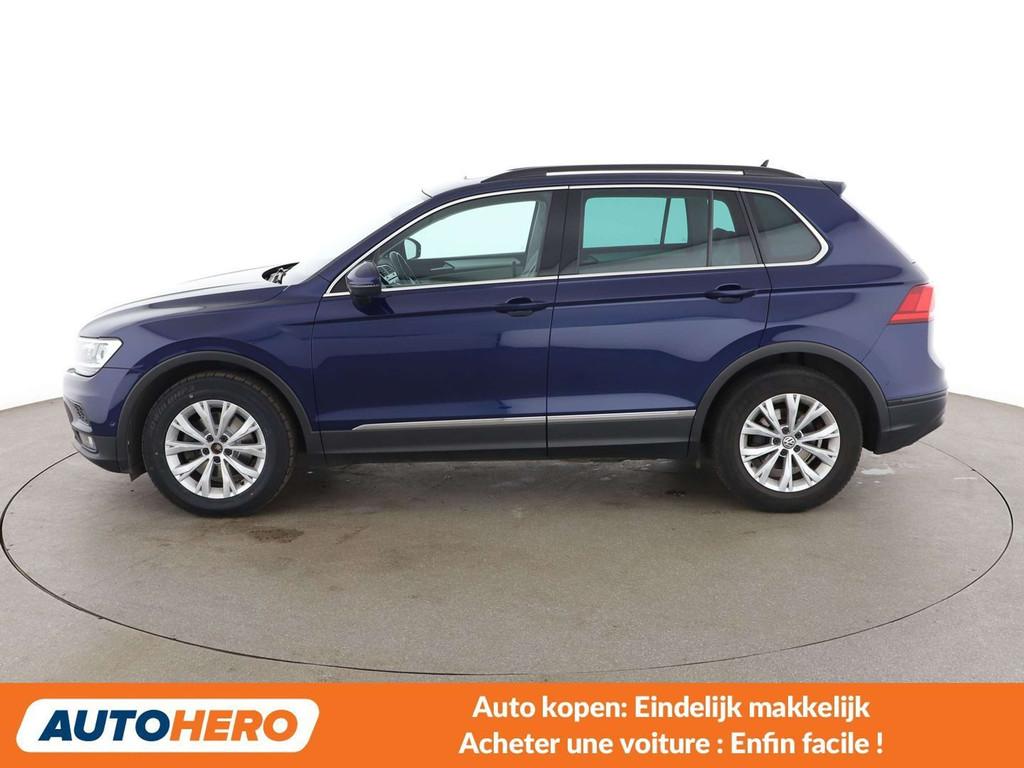 Volkswagen Tiguan 1.5 TSI ACT Comfortline BlueMotion, Auto's, Blauw, Leder, 5 zetels, 5 deurs