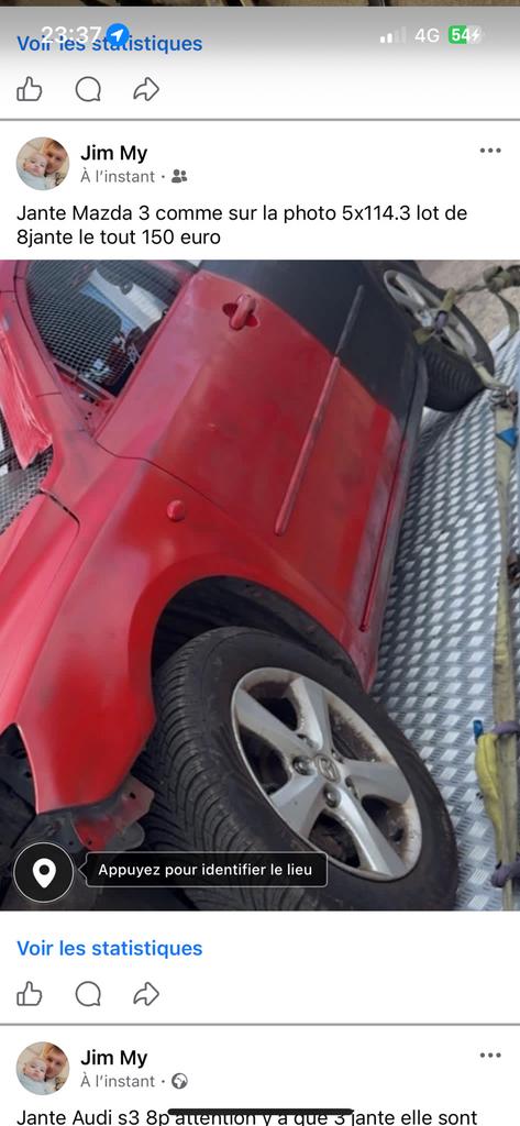 Jante 5x114.3 mazda, Autos : Pièces & Accessoires, Autres pièces automobiles, Enlèvement, Mazda