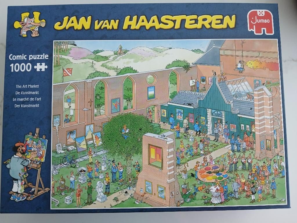 12 Jan van Haasteren puzzels 1000 stukjes, Hobby en Vrije tijd, Ophalen, 500 t/m 1500 stukjes, Zo goed als nieuw, Legpuzzel