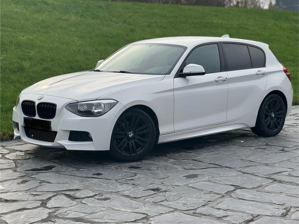 Bmw f20 114i Origineel M-pakket en Alcantara, Auto's, Euro 5, Zwart, 4 cilinders, 1600 cc