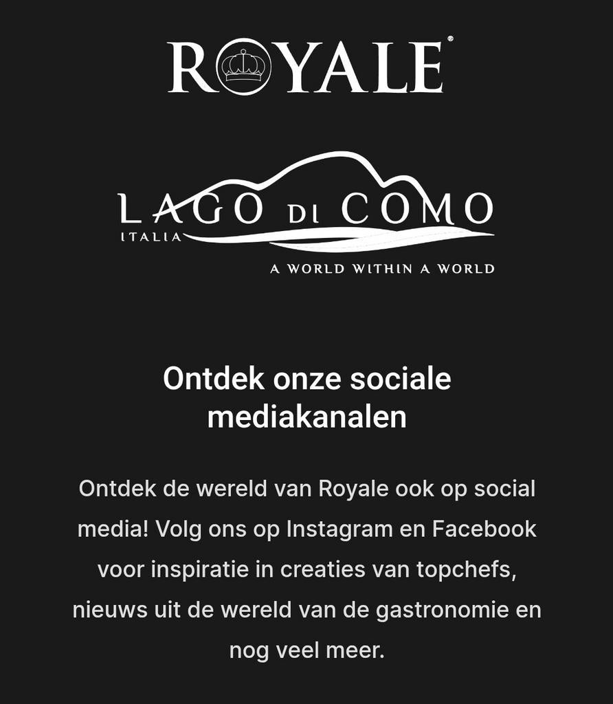 Serveerschaal ROYALE Made in Lomazzo Italy. Top-porselein !, Antiek en Kunst, Ophalen of Verzenden