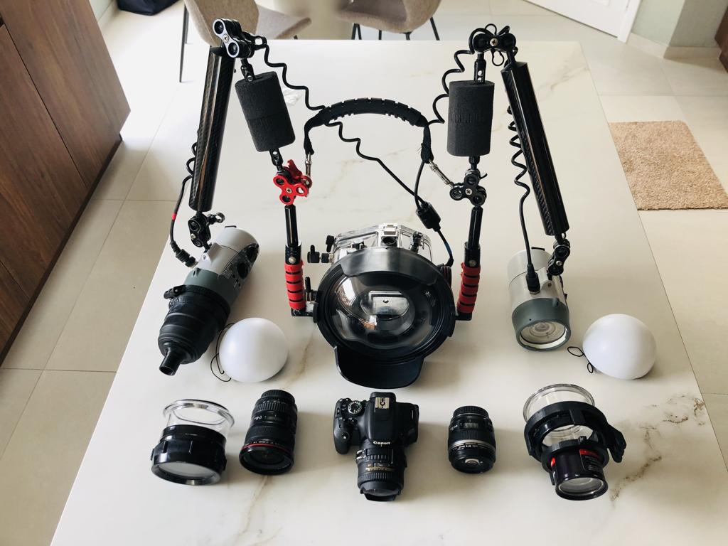 ensemble sous-marin complet, Enlèvement, Comme neuf, Caisson étanche ou Appareil photo