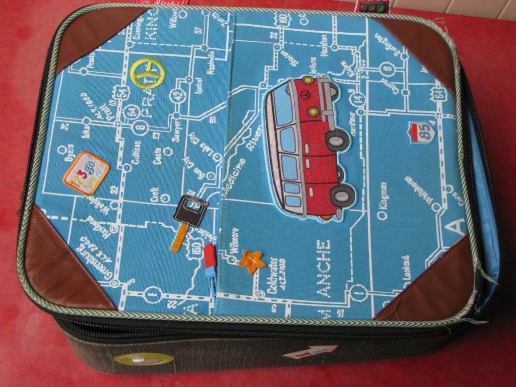 Joli chariot joyeux, valise à main pour enfant, Dushi, Enlèvement ou Envoi, Moins de 35 cm, Utilisé, Moins de 50 cm