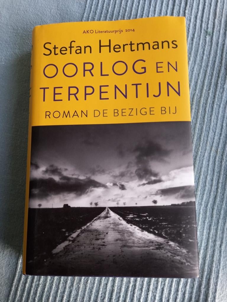 Stefan Hertmans - Oorlog en terpentijn, Boeken, Ophalen of Verzenden, Zo goed als nieuw, Stefan Hertmans