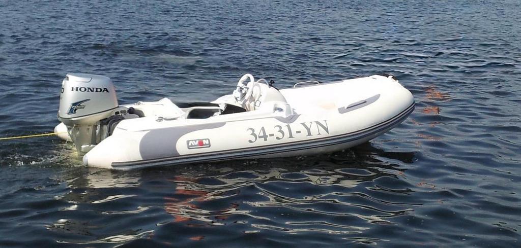 Avon seasport 360 DL met motor en trailer, Watersport en Boten, Rubberboten, Gebruikt, Overige brandstoffen, Minder dan 70 pk