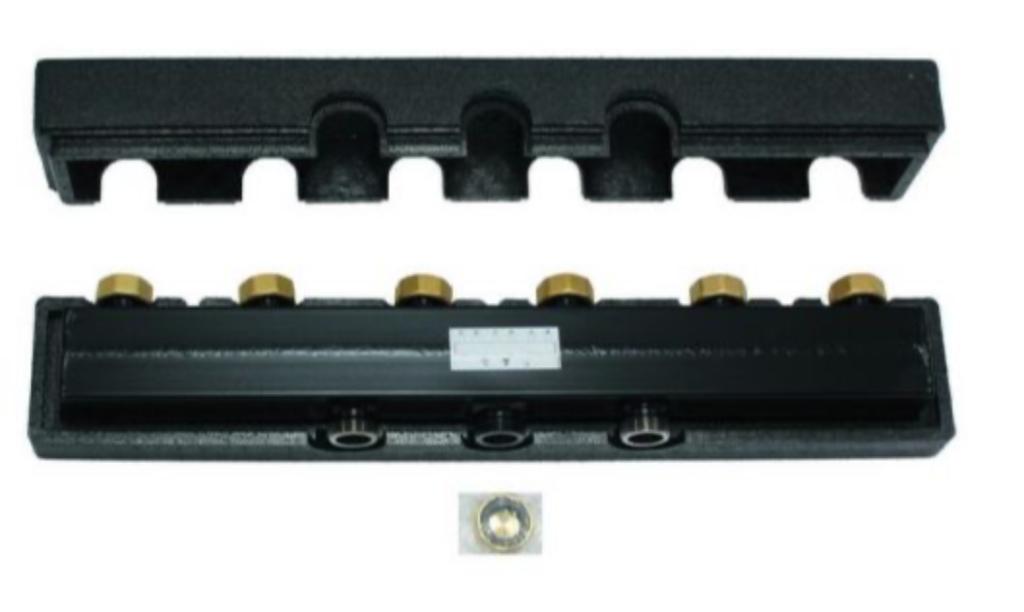 Vaillant - Distributeur collecteur de 3 groupes de pompes, Enlèvement ou Envoi, Neuf, Chaudière CC ou Chaudière combinée