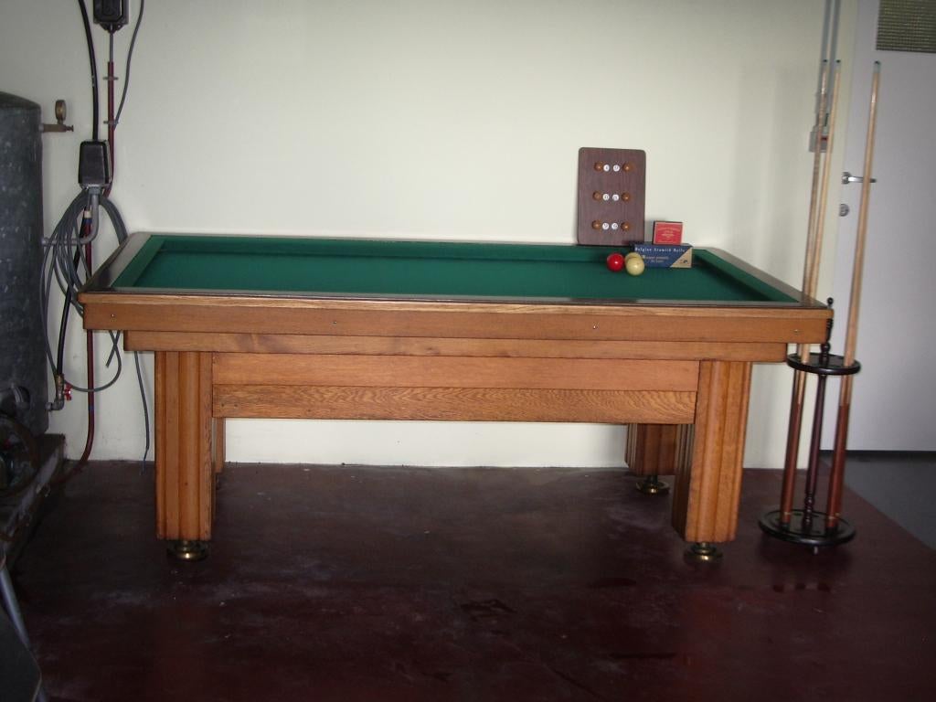 Carambole biljarttafel (driebandentafel), Sport en Fitness, Biljarten en Poolen, Zo goed als nieuw, Biljarttafel, Ophalen