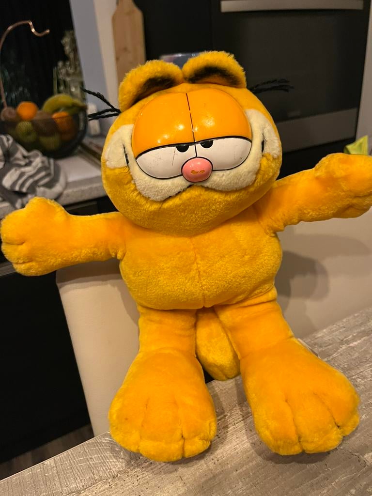 Vintage knuffel garfield 1978, Kinderen en Baby's, Speelgoed | Knuffels en Pluche, Ophalen, Zo goed als nieuw