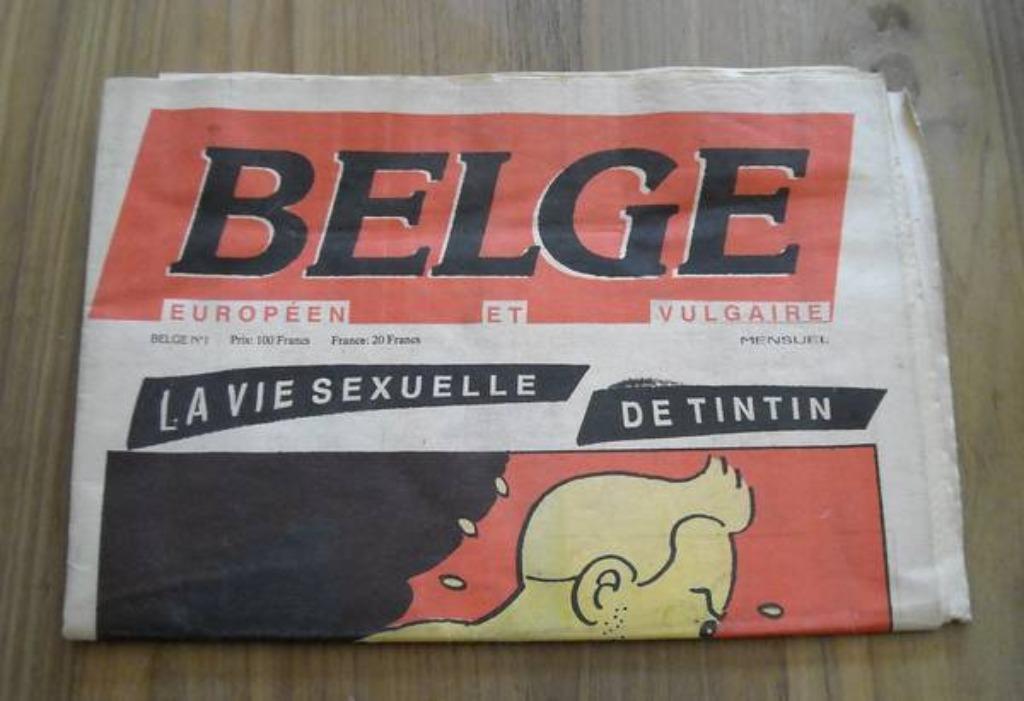 La vie sexuelle de Tintin Mensuel Belge européen et vulgaire, Ophalen of Verzenden, Kuifje, Gebruikt, Boek of Spel