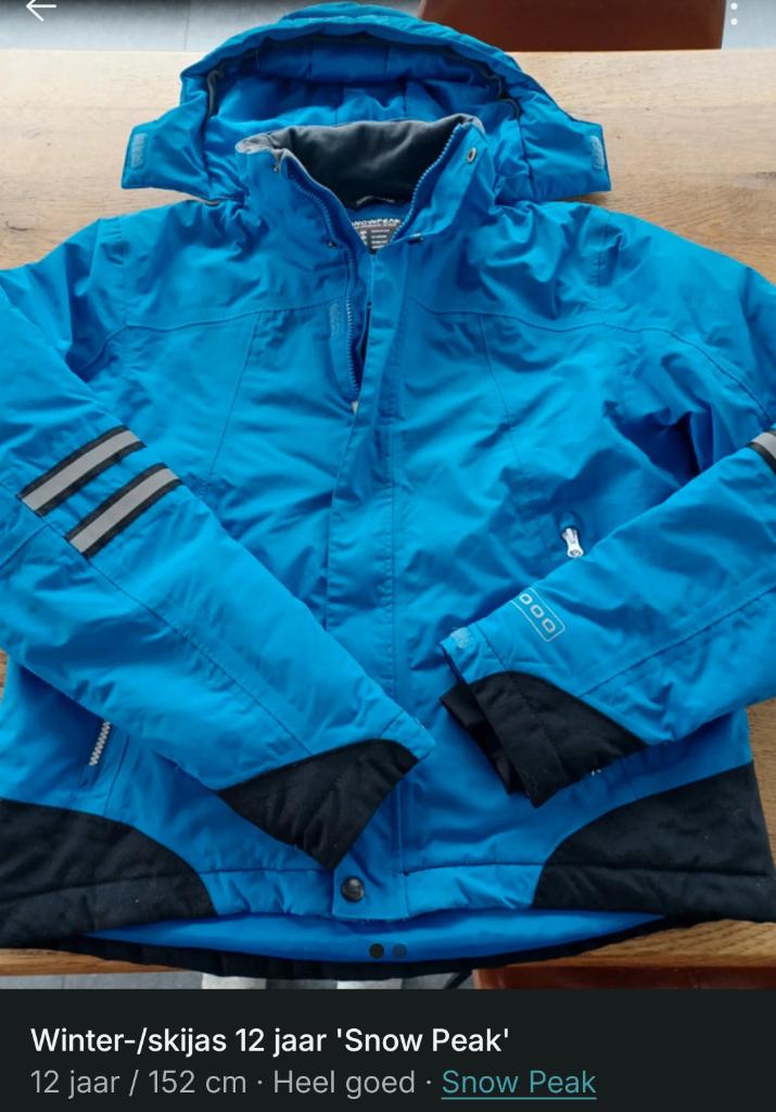Winter-/skijas Snowpeak maat 12 jaar, Ophalen, Gebruikt, Jongen of Meisje, Snow peak
