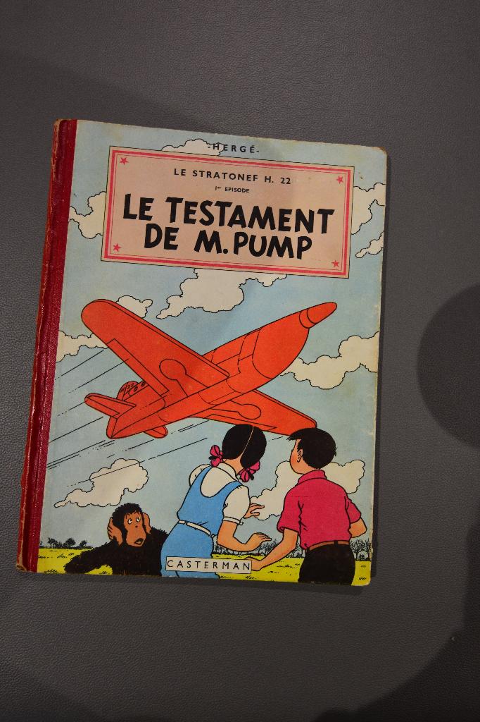 Jo, Zette et Jocko Hergé Le testament de M.Pump, Enlèvement ou Envoi, Une BD, Utilisé, Hergé