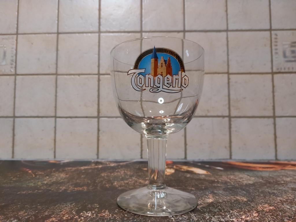 Ouder bierglas Tongerlo, Verzamelen, Ophalen of Verzenden, Zo goed als nieuw, Bierglas