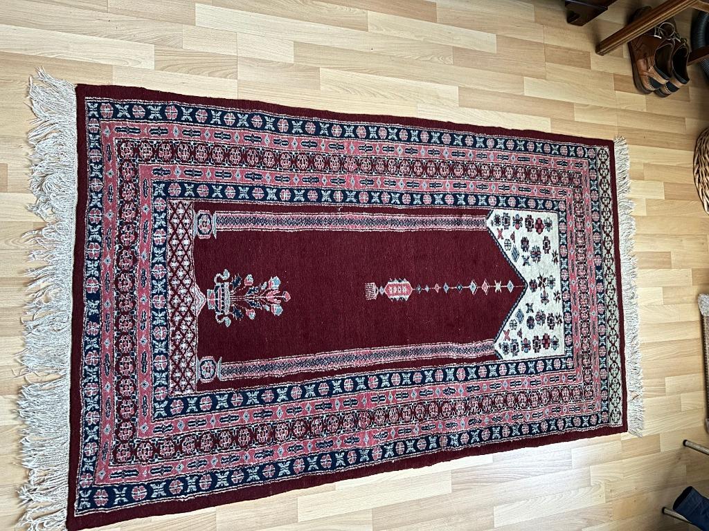 Tapis noué à la main, 150 à 200 cm, Autres couleurs, Comme neuf, Klasiek