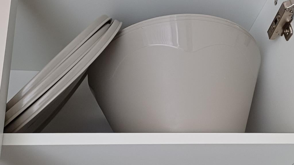 3 opbergpotten met deksel, Ophalen