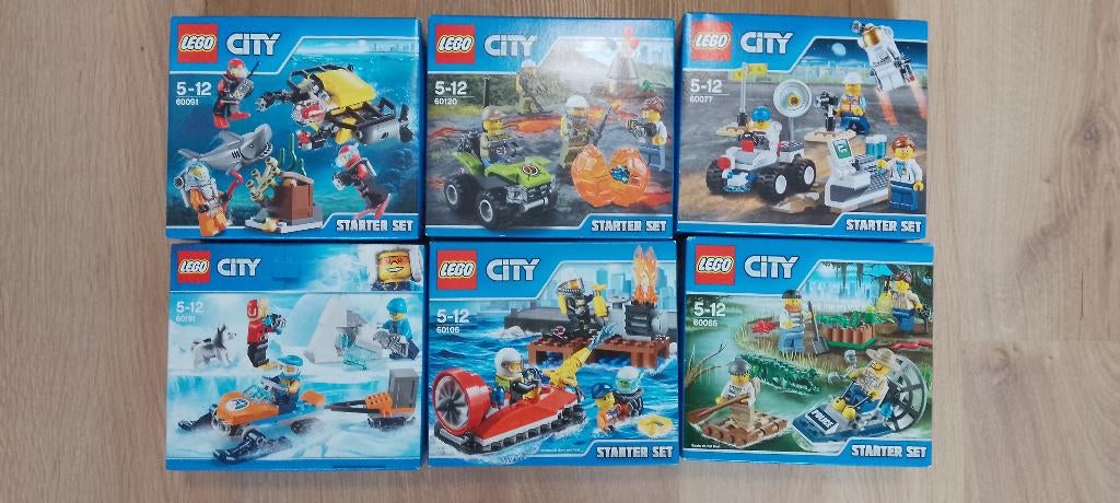 Lego City Starter Sets Nieuw Verzegeld, Ophalen of Verzenden, Nieuw, Complete set, Lego