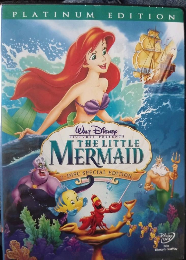 The Little Mermaid - platinum edition (2 DVD's), Ophalen of Verzenden, Zo goed als nieuw