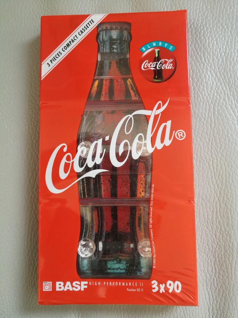 3 X BASF 90' High performance II Coca Cola uit 1995, Cd's en Dvd's, Cassettebandjes, Ophalen of Verzenden, Nieuw in verpakking