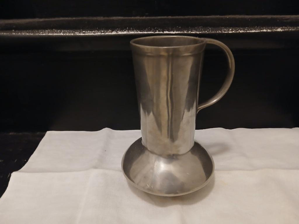 tin beker / vaas, Antiek en Kunst, Ophalen