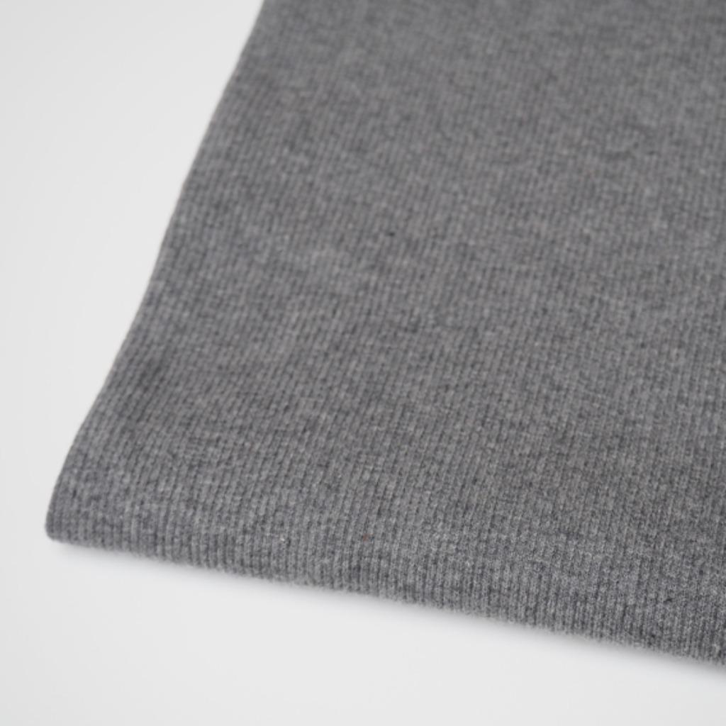 64013) katoen boordstof grijs 85cm breed, Neuf, Gris, Enlèvement ou Envoi, Coton