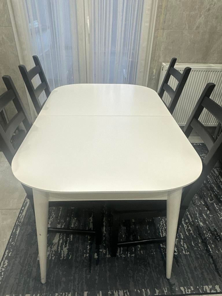 Table extensible +chaises, Enlèvement ou Envoi, Comme neuf