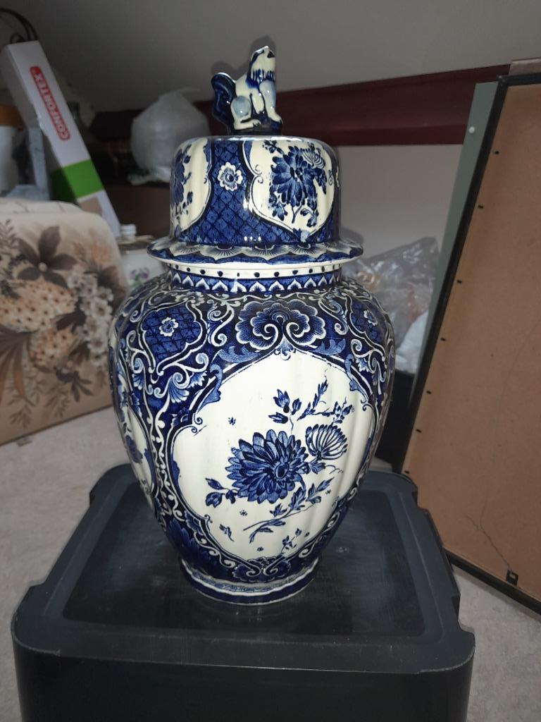 Grande potiche Boch Delf, Antiquités & Art, Enlèvement