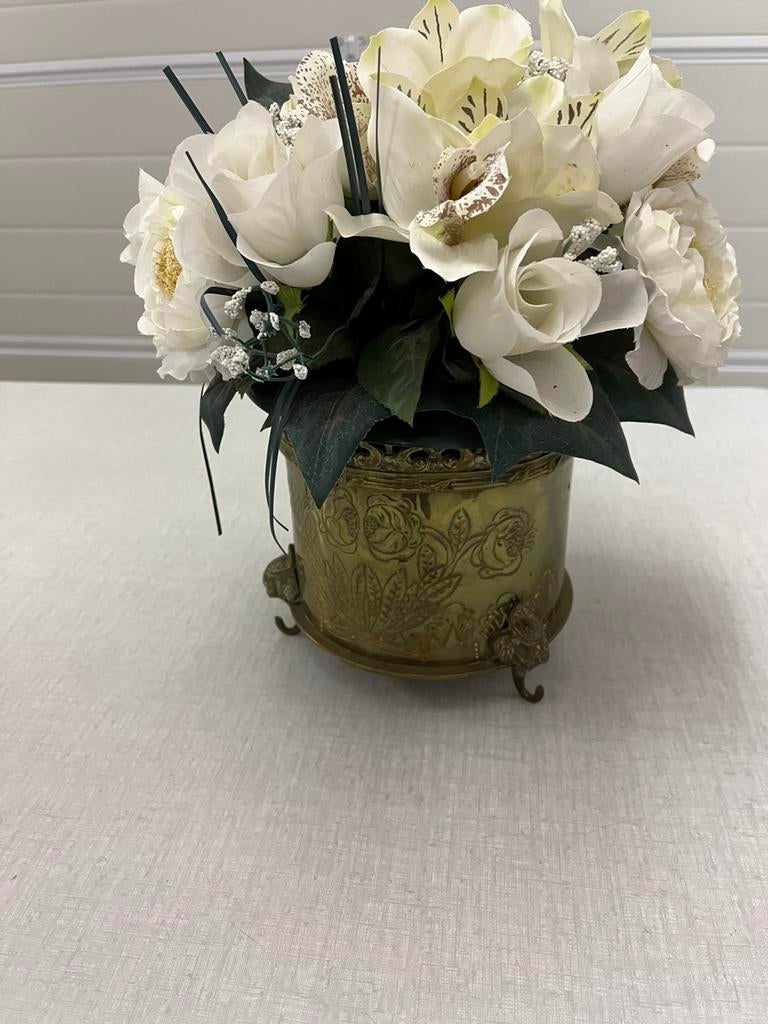 Cache pot en cuivre, Enlèvement, Utilisé