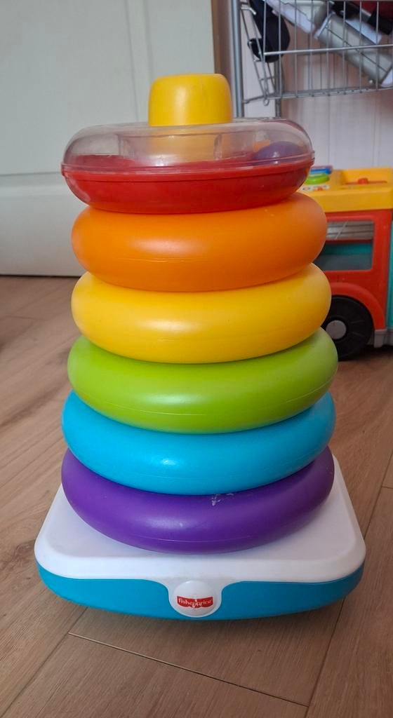 Jeu d'éveil Pyramide Arc en Ciel, Enfants & Bébés, Jouets | Fisher-Price, Comme neuf, Autres types, Enlèvement ou Envoi